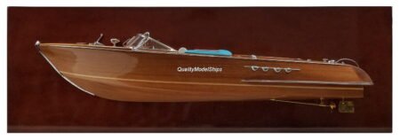 Riva Aquarama Half-hull Model Boat Wall Picture