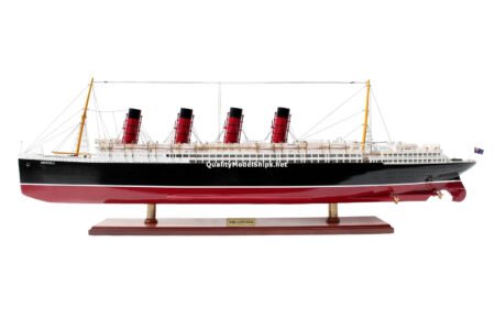 RMS Lusitania Ship Model
