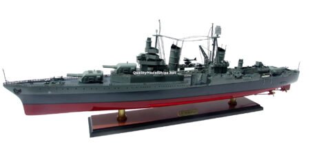 USS INDIANAPOLIS (CL/ CA-35) - Handcrafted War Ship Display Model 37" NEW
