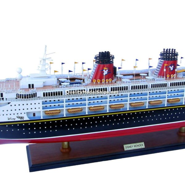 Disney Wonder ship model