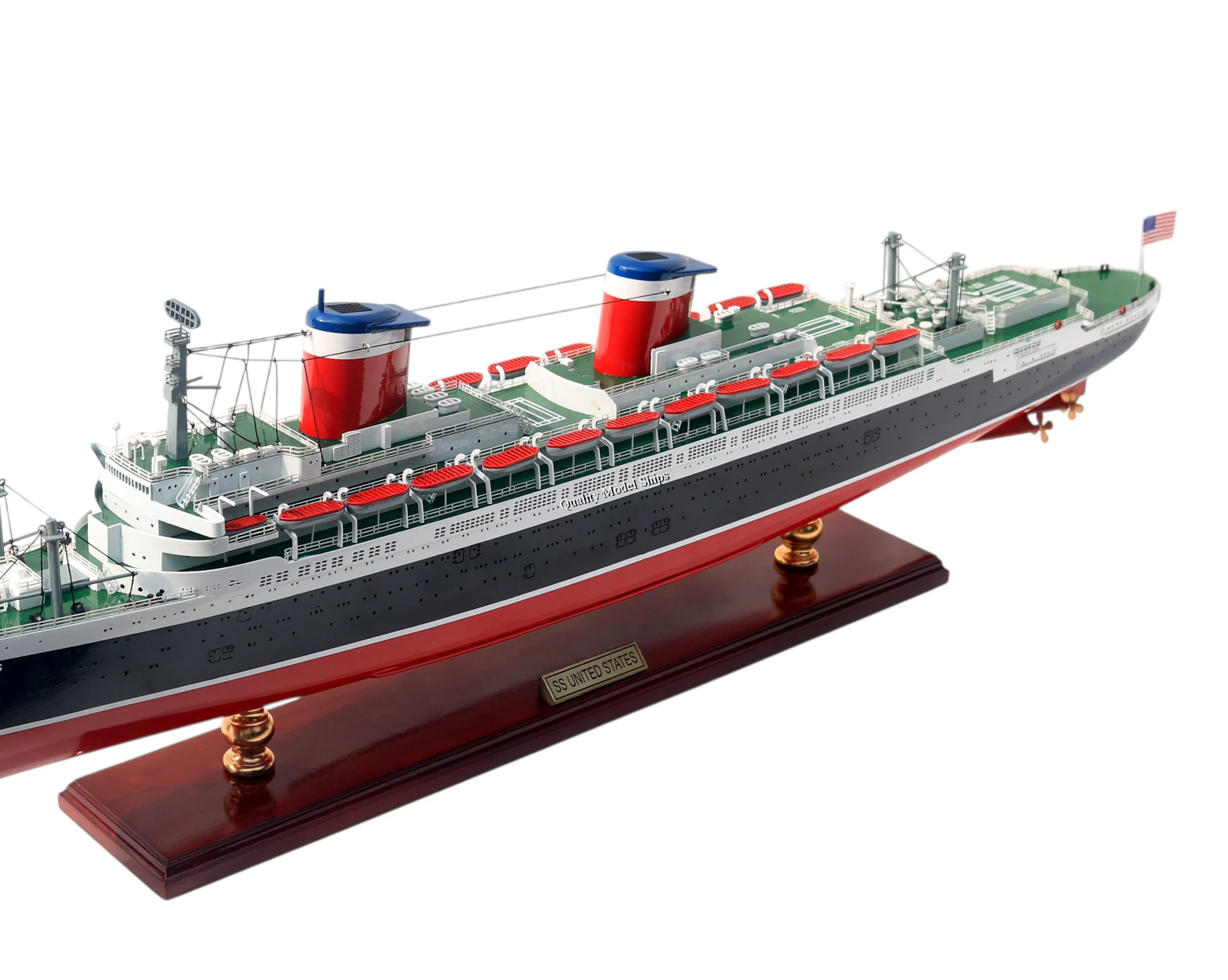 SS United States Cruise Ship Model - Quality Model Ships SS United States Cruise Ship Model