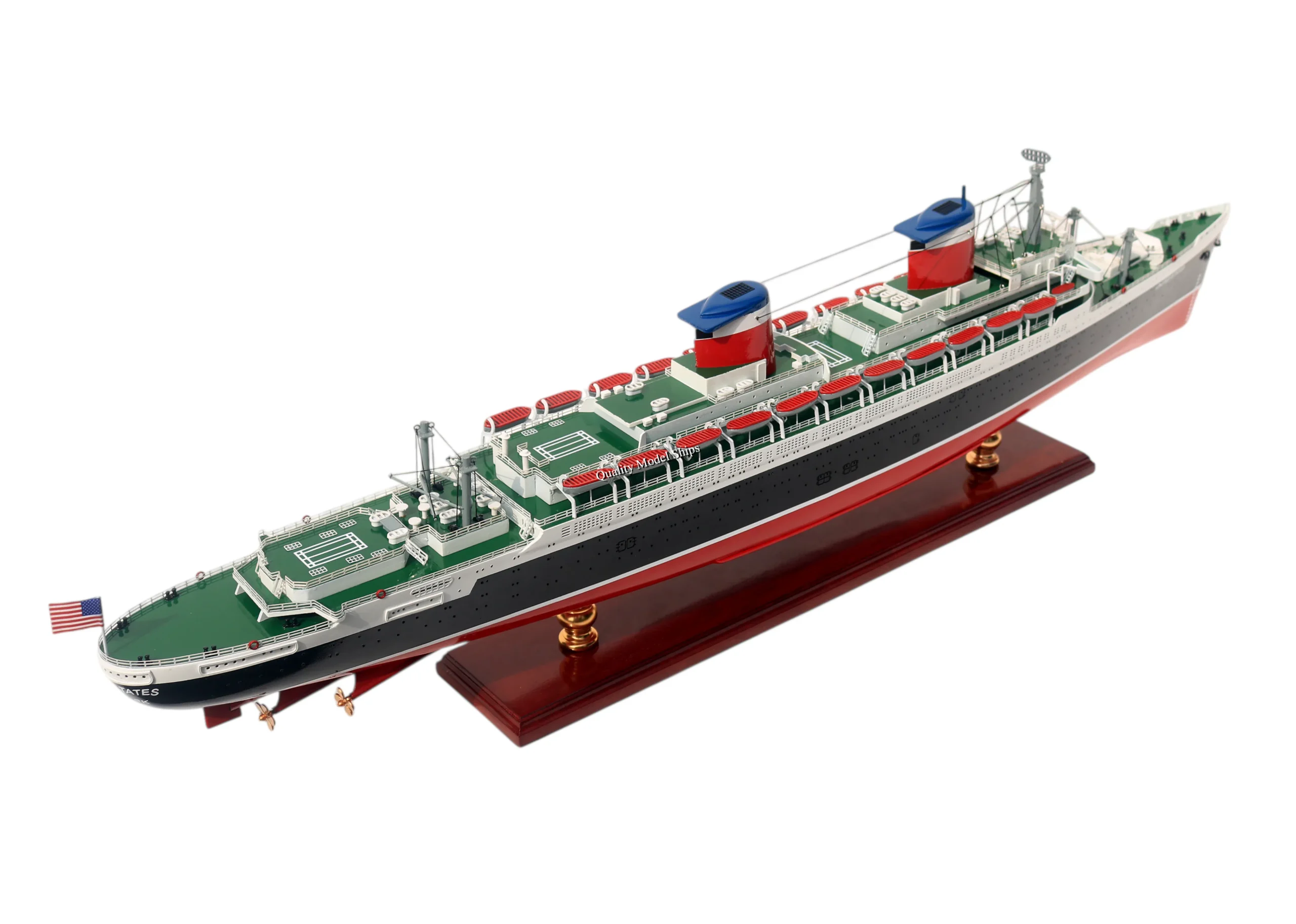 SS United States Cruise Ship Model - Quality Model Ships SS United States Cruise Ship Model