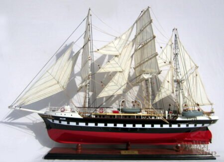 Handcrafted Belem Display Wooden Ship Model