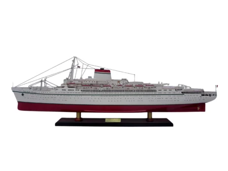 SS Cristoforo Colombo Italian Ocean Liner Handcrafted Ship Model