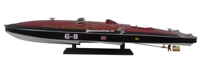 Miss Canada III Wooden Model Boat