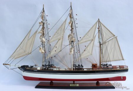 Elissa Tall Ship Display Ready Model the Flagship of the Texas Seaport Museum