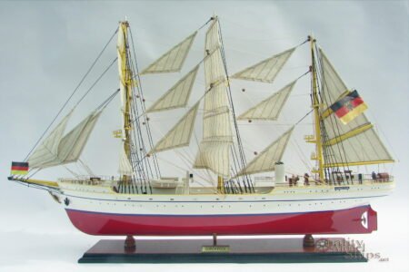 Gorch Fock II Handcrafted Wooden Ship Model  36" Ready Display