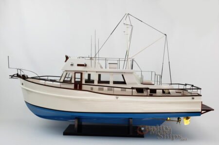 Grand Banks 42 Ready Display Handcrafted Model Boat