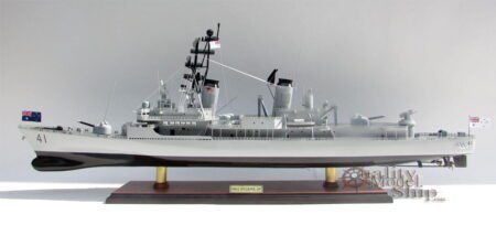 HMAS Brisbane D41 Destroyer - Handcrafted War Ship Display Model 36" NEW