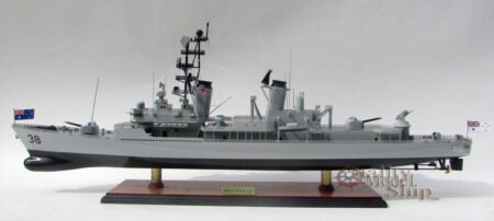 HMAS Perth D38 Destroyer - Handcrafted War Ship Display Model 36" NEW