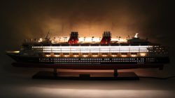 Disney Wonder Ship Model with Lights