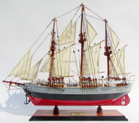 Fram Expedition Ship Model ready to display