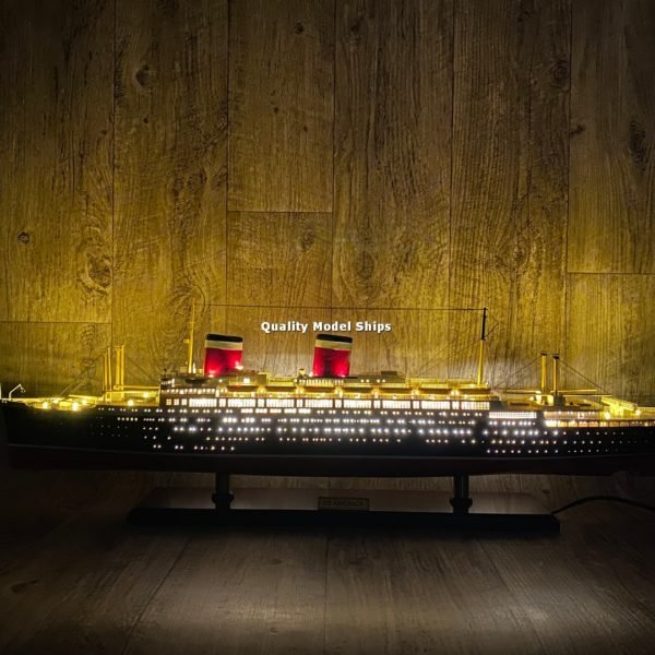 Lighted SS America Ship Model