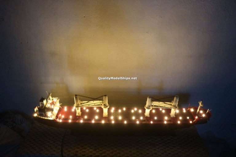 Federal Biscay Ship Model With Lights