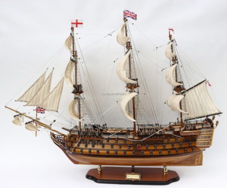HMS Victory Admiral Nelson Flagship 44" Handmade Wooden Ship Model