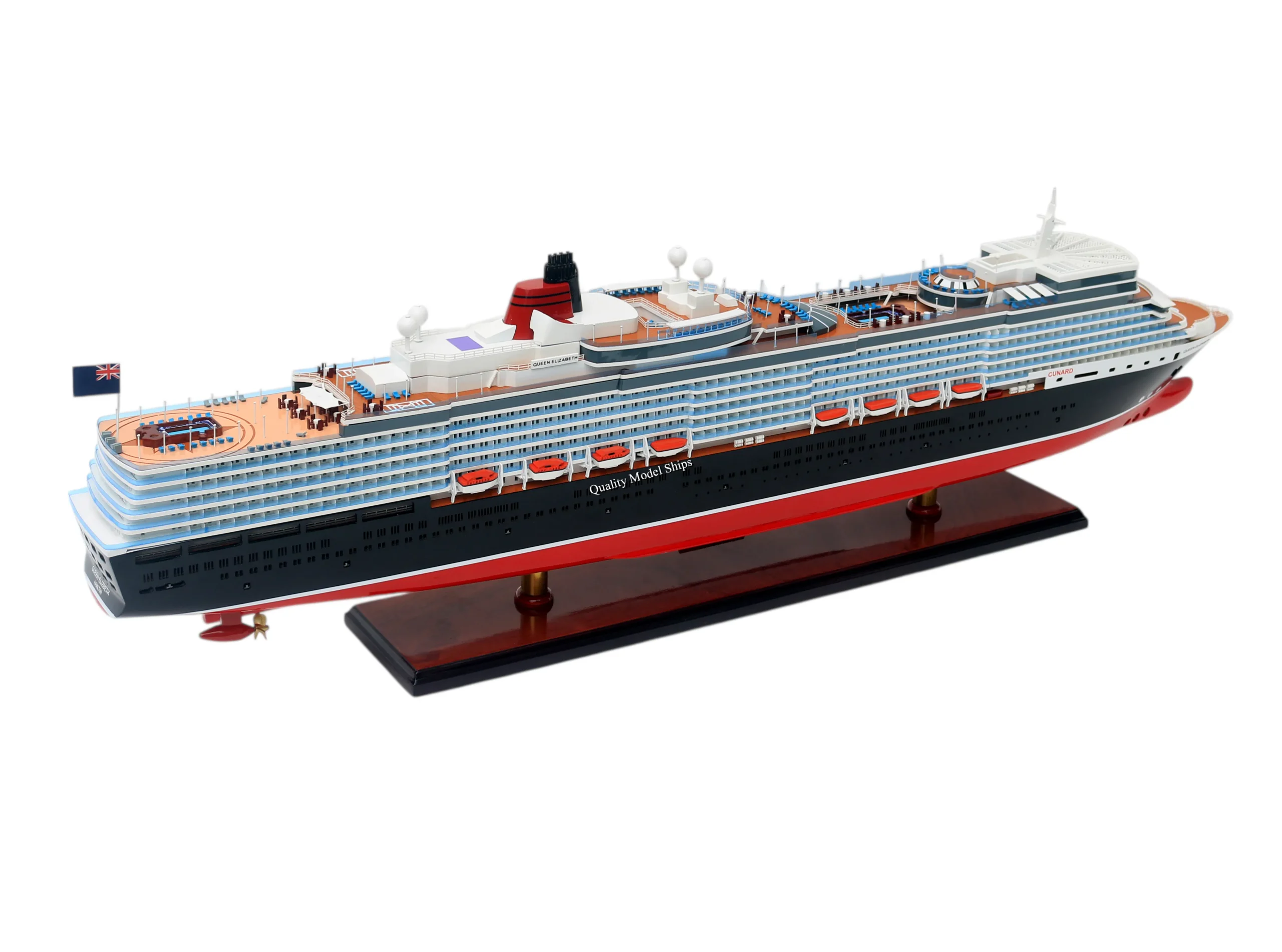MS_Queen_Elizabeth (7) - Quality Model Ships Ms Queen Elizabeth 2010 Ocean Liner Model