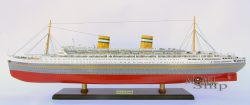 SS Nieuw Amsterdam Ocean Liner Handcrafted Ship Model 36" Scale 1:250