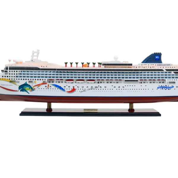 Norwegian Dawn Dolphin Artwork Ship Model