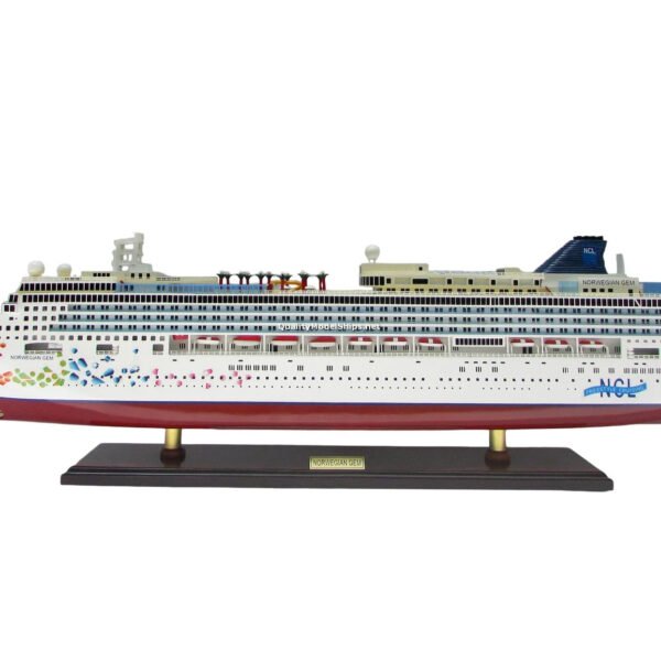 Norwegian Gem Handmade Cruise Ship Model