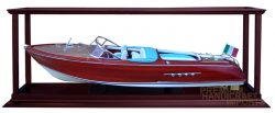 Ship Display Case for Speed Boats length 26" - 28" with Acrylic