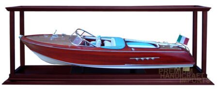 Ship Display Case for Speed Boats length 26" - 28" with Acrylic