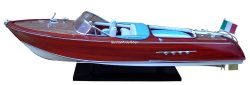 Riva Aquarama Handmade Wooden Model Speedboat Scale 1:10