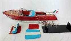 Riva Aquarama RC Convertible Handmade Wooden Model Speedboat Scale 1:10