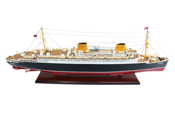 客船 BREMEN 1:1250 スケールモデル SS Bremen Ocean Liner Ship Model 37