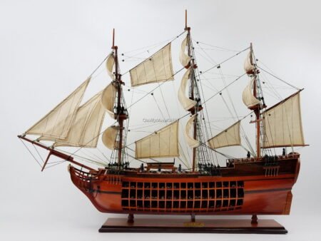 Slave Ship Display Wooden Ship Model