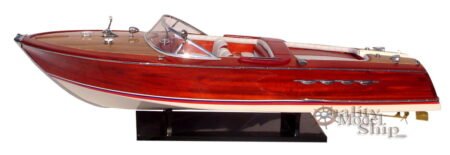 Super Riva Aquarama Handmade Wooden Model Speedboat