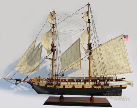 USS Niagara Handcrafted Wooden Ship Model