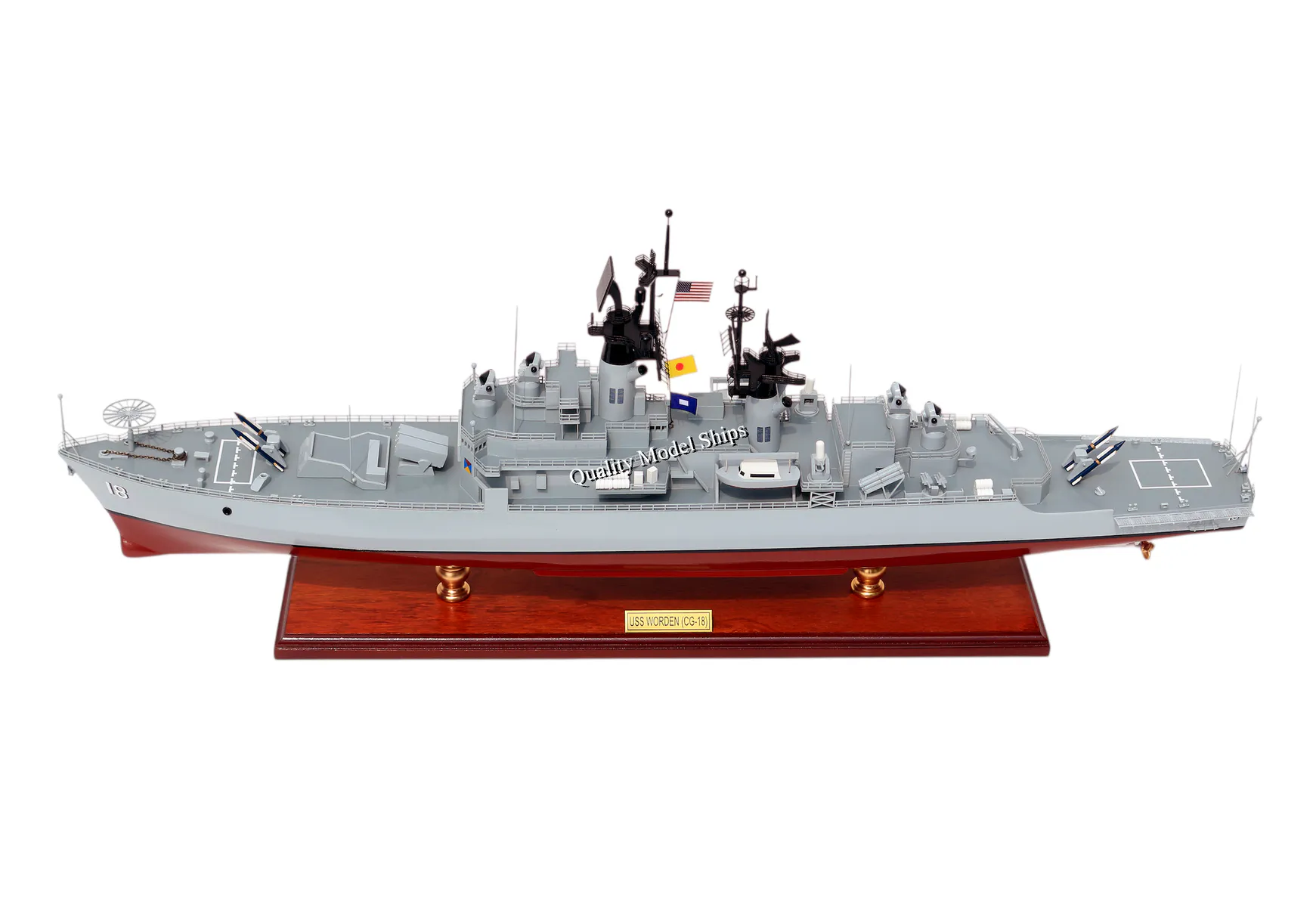 USS Worden (CG-18) Ship Model - Quality Model Ships USS Worden (CG-18) Ship Model