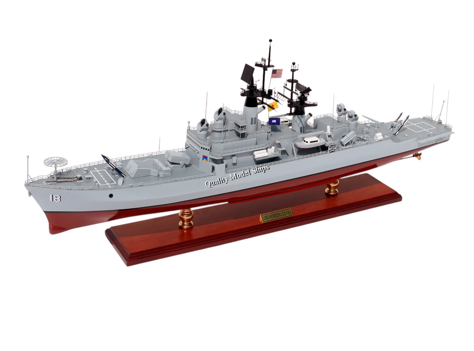 USS Worden (CG-18) Ship Model - Quality Model Ships USS Worden (CG-18) Ship Model