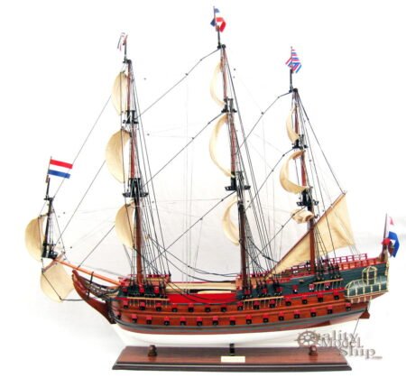 Zeven Provincien 28" Wooden Ship Model Ready for Display