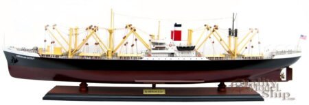 SS American Scout C-2 Cargo Ship 35" Handmade Wooden Cargo Ship Model