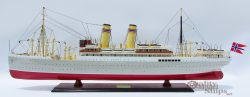 SS Bergensfjord Handcrafted Ocean Liner Model 40"