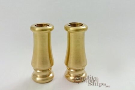 Quality Model Ship Display Pedestals - Solid Turned Brass