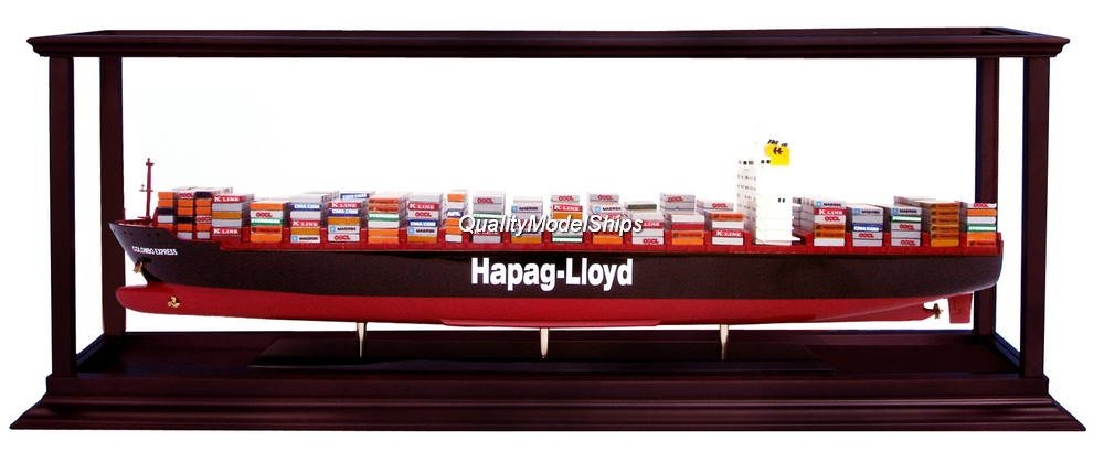 Display case container ships