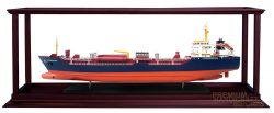 Ship Display Case for Oil Tankers length 37" - 43" with Acrylic