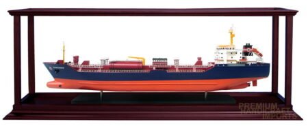 Ship Display Case for Oil Tankers length 37" - 43" with Acrylic