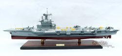 French Aircraft Carrier Charles de Gaulle - Handcrafted Model Ship Scale 1/287