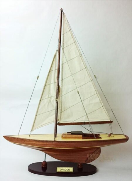 24" Dragon Wooden Sailing Boat Model