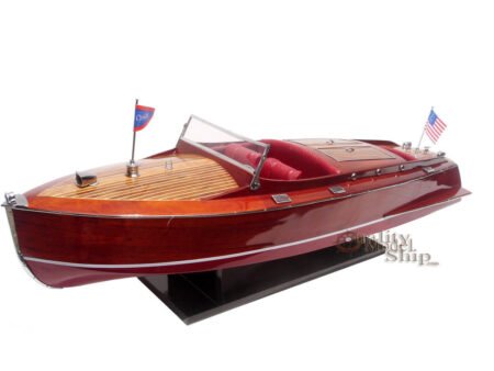 Chris Craft Runabout 24" Wooden Display Model Boats