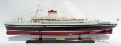 SS Cristoforo Colombo Italian Ocean Liner Handcrafted Ship Model 34" Scale 1:250