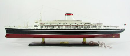 SS Leonardo Da Vinci Italian Ocean Liner Handcrafted Ship Model 34"