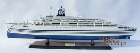 SS Sea Breeze Ocean Liner Wooden Ship Model 24"