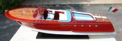 Super Riva Lamborghini 69" Ready RC Conversion Handmade Wooden Model Boat