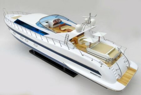 Mangusta 105 Handcrafted Display Model Yacht