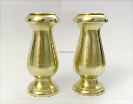 Quality Model Ship Display Pedestals - Solid Turned Brass