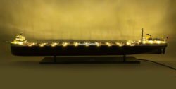 SS Edmund Fitzgerald Great Lakes Freighter Handcrafted Model with Lights